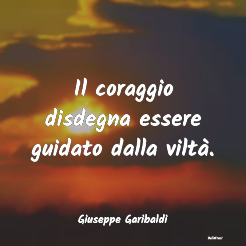 Frasi sulla Viltà - Il coraggio disdegna essere guidato dalla viltà....