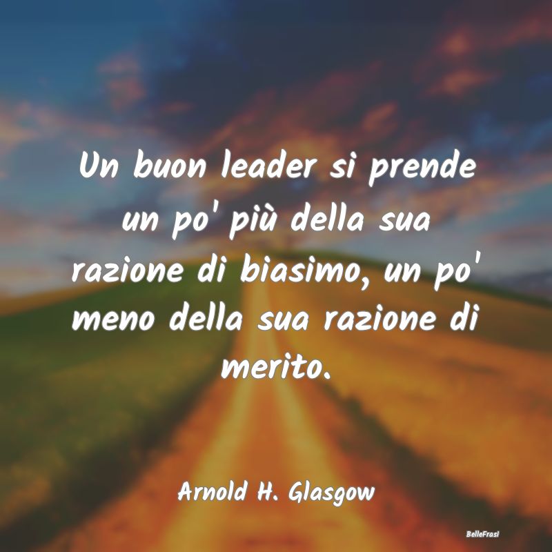 Frasi sull'Autorità - Un buon leader si prende un po' più della sua raz...