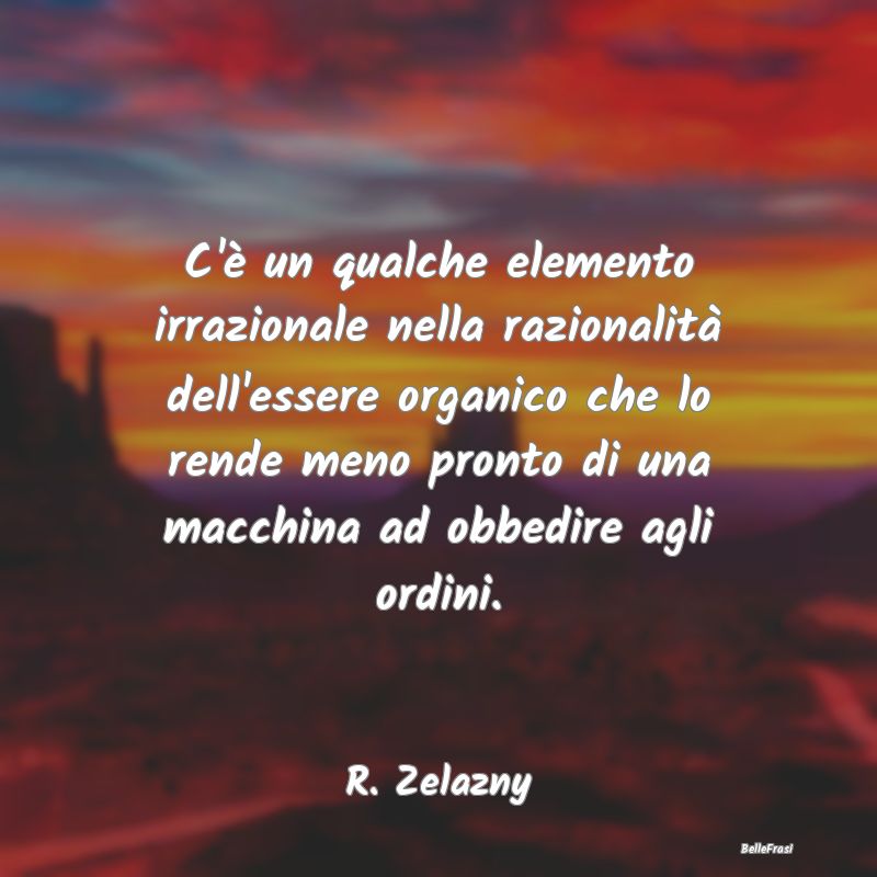 C'è un qualche elemento irrazionale nella raziona...