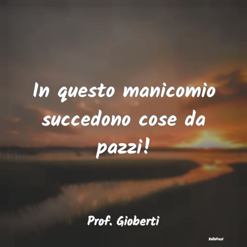 Frasi sulla pazzia - In questo manicomio succedono cose da pazzi!...