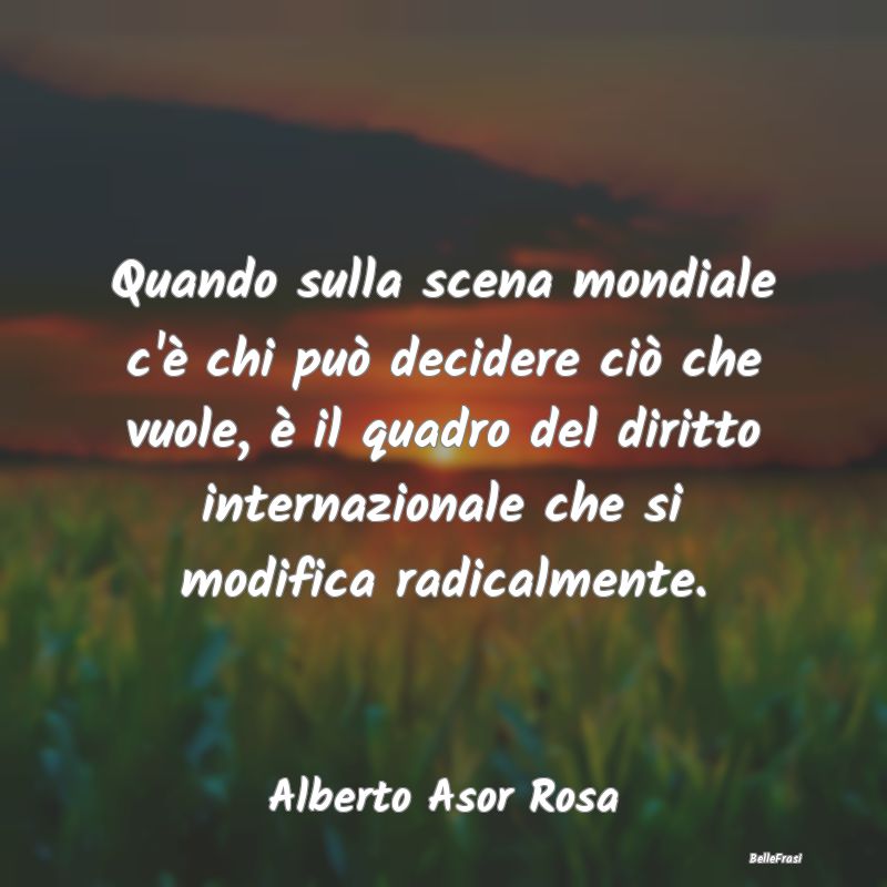 Frasi sul Diritto - Quando sulla scena mondiale c'è chi può decidere...