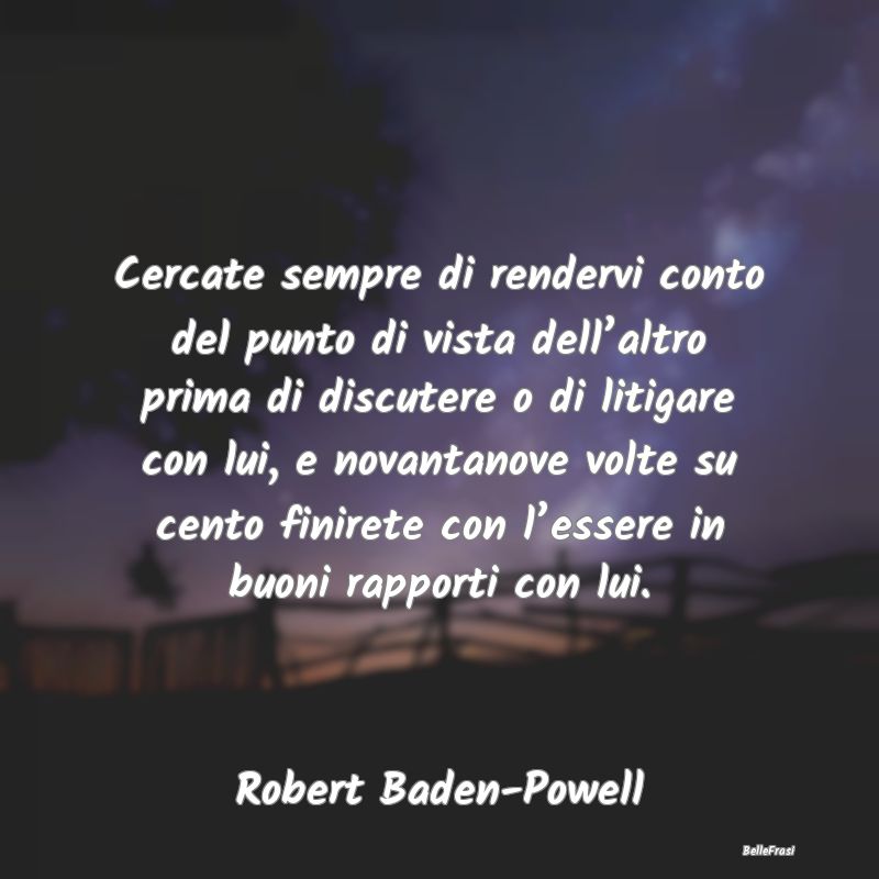 Frasi sulle prospettive - Cercate sempre di rendervi conto del punto di vist...