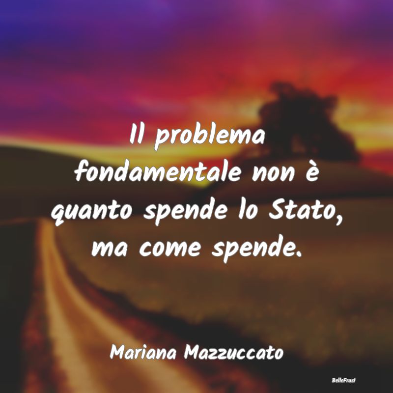 Frasi sullo Spendere - Il problema fondamentale non è quanto spende lo S...