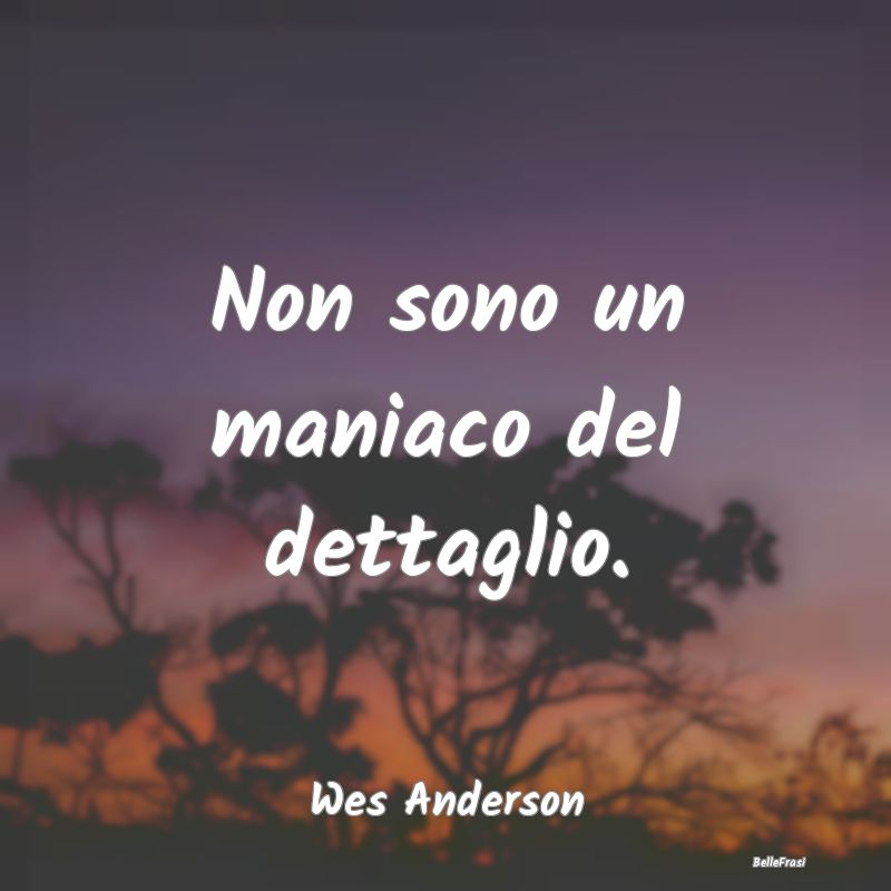 Frasi sulle ossessioni - Non sono un maniaco del dettaglio....