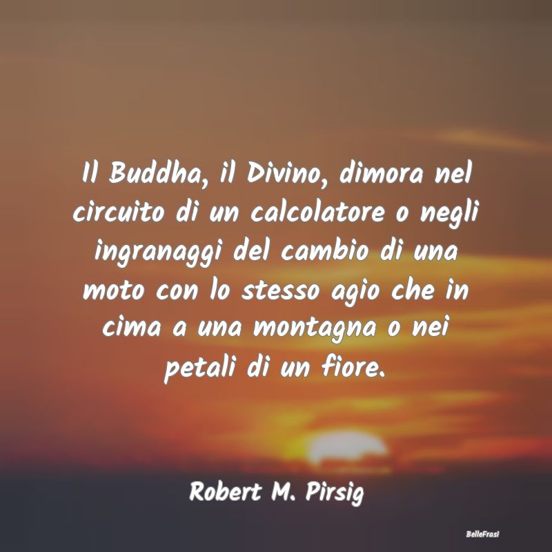 Frasi sulla Spiritualità - Il Buddha, il Divino, dimora nel circuito di un ca...