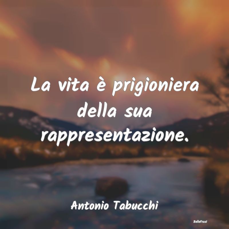 Frasi Apparenza - La vita è prigioniera della sua rappresentazione....