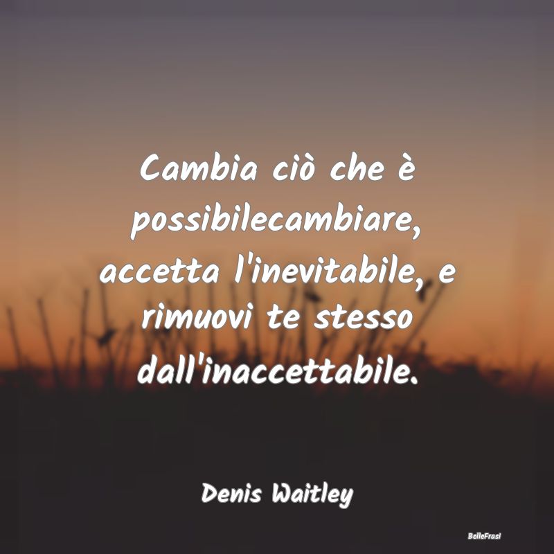 Frasi sull'Adattamento - Cambia ciò che è possibilecambiare, accetta l'in...