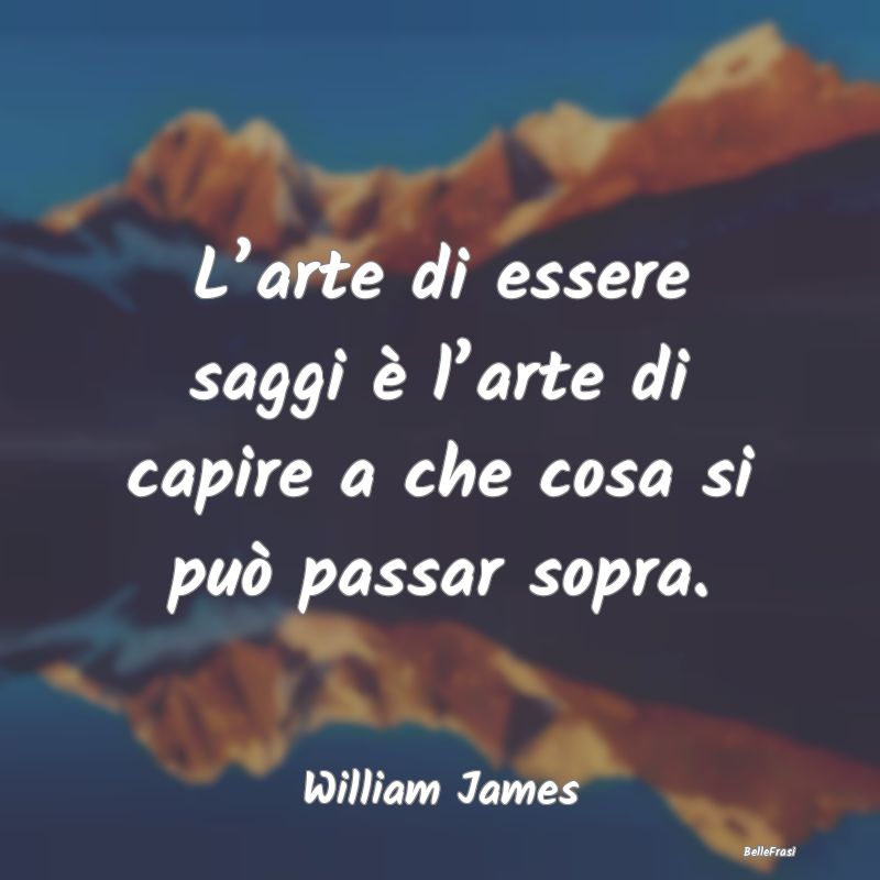 L’arte di essere saggi è l’arte di capire a c...