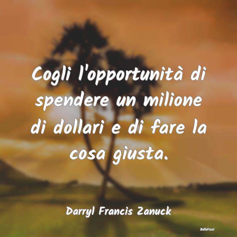 Frasi sullo Spendere - Cogli l'opportunità di spendere un milione di dol...