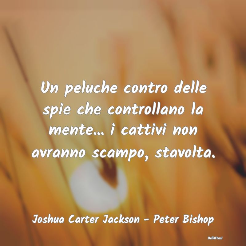 Frasi sull'Ironia - Un peluche contro delle spie che controllano la me...