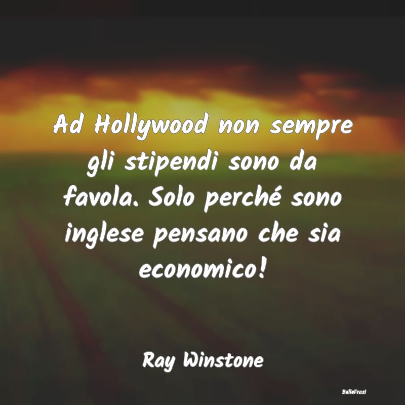 Ad Hollywood non sempre gli stipendi sono da favol...