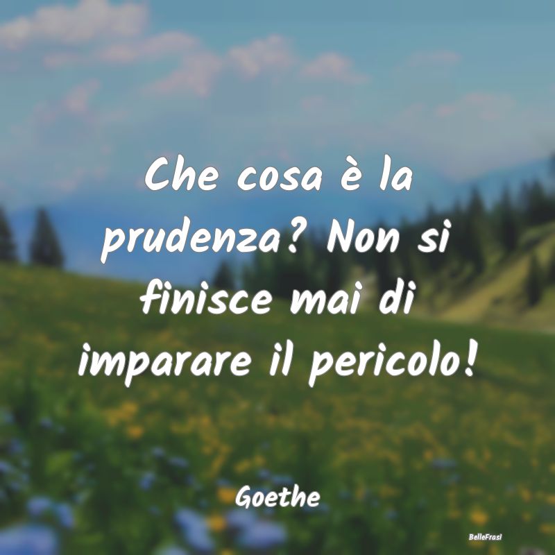 Frasi Prudenza - Che cosa è la prudenza? Non si finisce mai di imp...