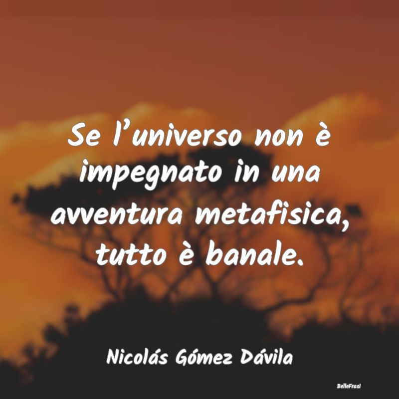 Frasi sull’universo - Se l’universo non è impegnato in una avventura ...