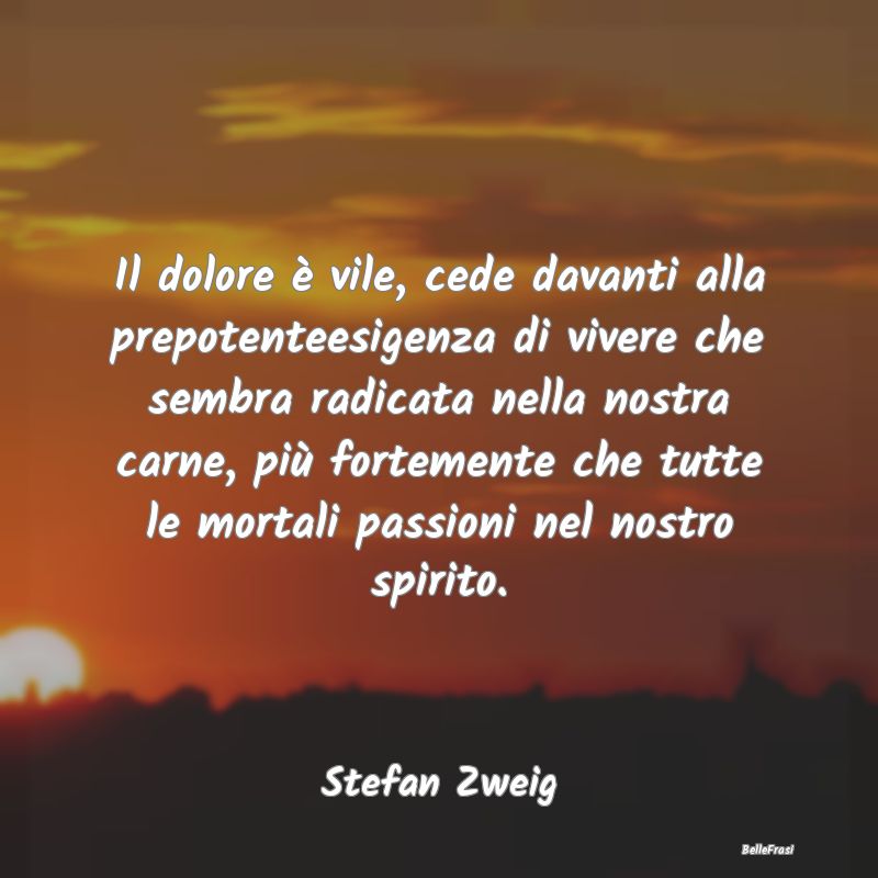 Frasi sulla Viltà - Il dolore è vile, cede davanti alla prepotenteesi...