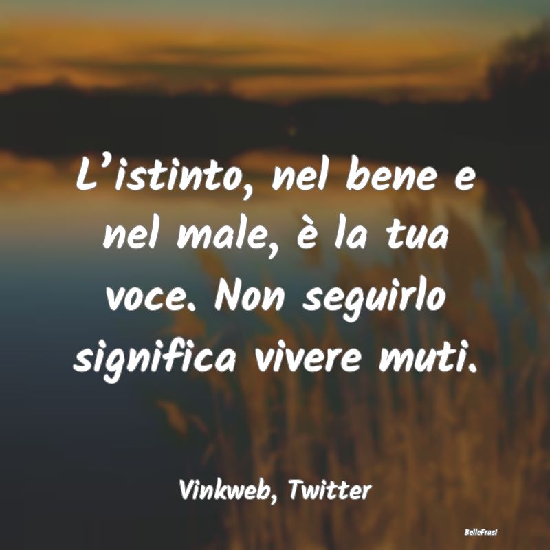 Frasi sull’istinto - ...