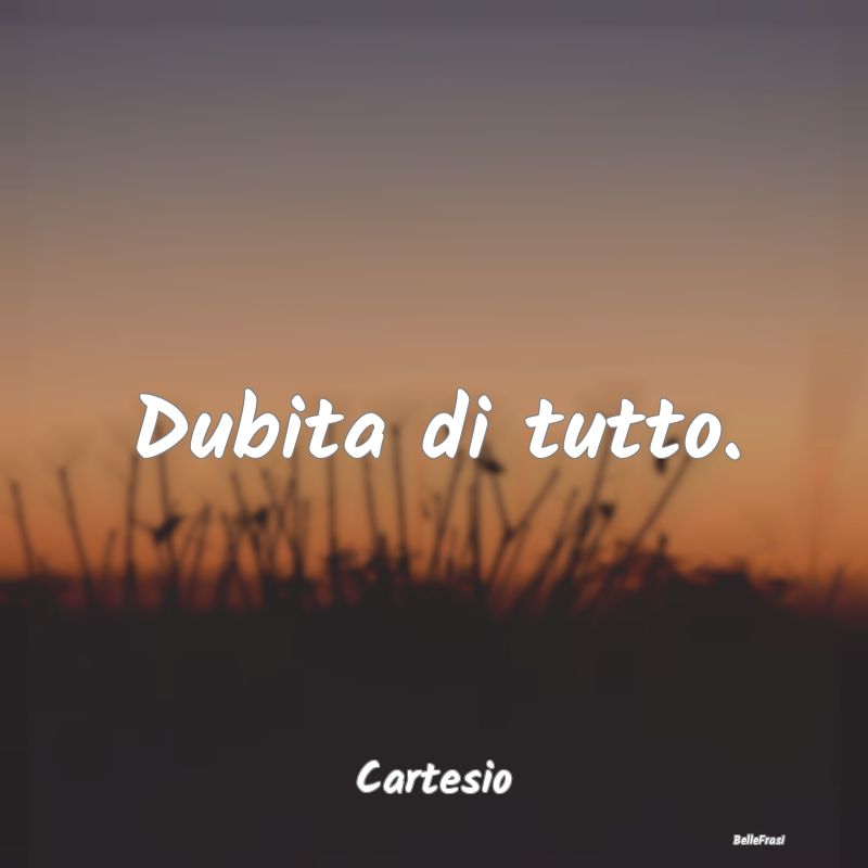 Dubita di tutto....