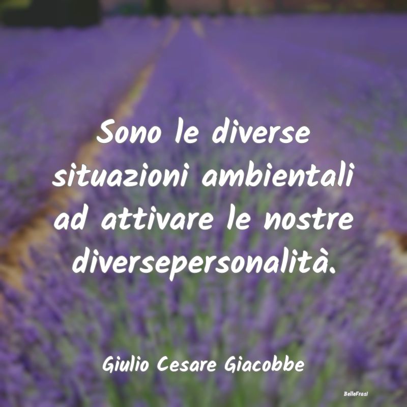 Frasi sull'Ambiente - Sono le diverse situazioni ambientali ad attivare ...